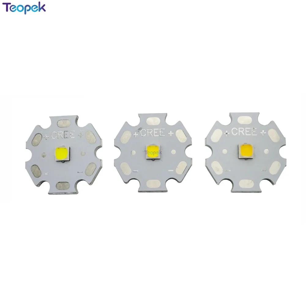 2x 10W Cree XP-L Led Emitter Light White 6500K Warm White 3000K Nature White 4500K With 16mm 20mm PCB XPL for DIY