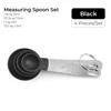 4pcs Black spoon