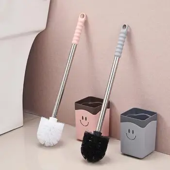 

Toilet Brush Holder Cleaning Brush for Toilet Wall Hanging Household Floor Cleaning Brush Bathroom Product Accessories