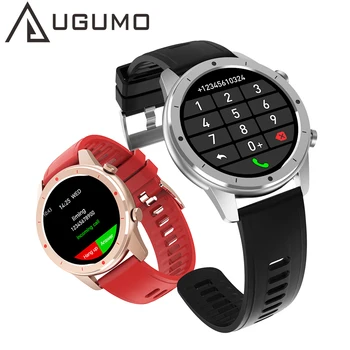 

UGMO F50 Smart Watch Round Screen Bluetooth Call Custom Dial Men Heart Rate Fitness Tracker Women Smartwatches for IOS Android