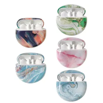

Luxury Marble Pattern Headset Case Hard PC Protective Cover Shell for Huawei-Freebuds 3 Earphone
