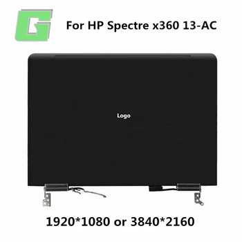 

13.3" Touch Screen Digitizer Complete Display LCD Assembly For HP Spectre X360 13-AC051NR 13-AC075NR 13-AC076NR (Black)