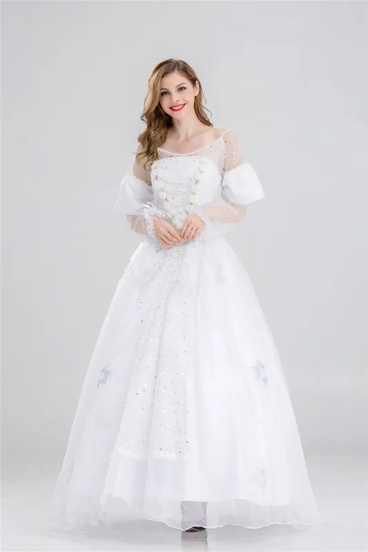 アリスでワンダーランド 2 白の女王アン ハサウェイコスプレ衣装ガールズレディース素敵なホワイトドレスプリンセスドレス 映画 テレビ衣装 Aliexpress