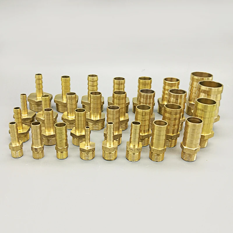 

Brass Pipe Fitting 4mm 6mm 8mm 10mm 12mm 19mm Hose Barb Tail 1/8" 1/4" 1/2" 3/8" BSP Male Connector Joint Copper Coupler Adapter
