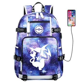 

Pikachu Casual Men Backpack Pokemon Backpacks Girls School Bags Oxford Travel Rucksack Unisex Pack Bag Mochila