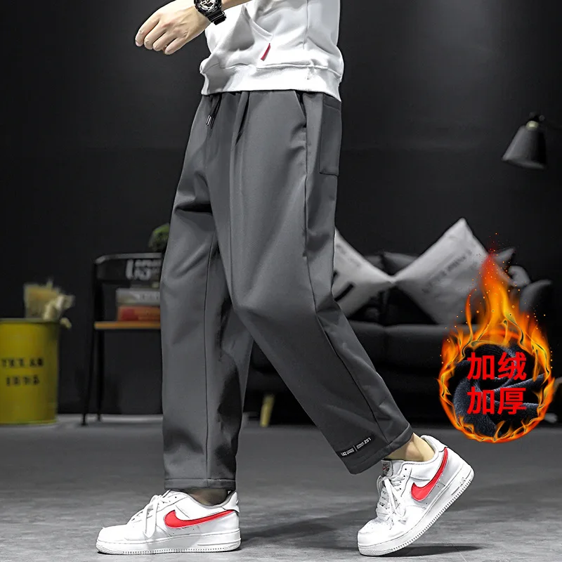 

2019 Hk197 plus Velvet Japanese-style Macheda Large Size Elasticity Casual Sports Pants M-5x HK119