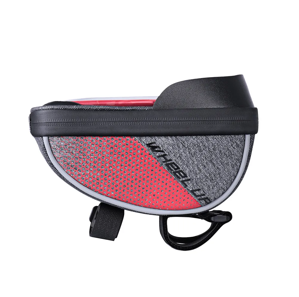 Открытый спортивный велосипед Автомобильная Передняя сумка с сенсорным экраном велосипедный Телефон держатель водонепроницаемая сумка Рамка сумка велосипед аксессуары - Цвет: Красный