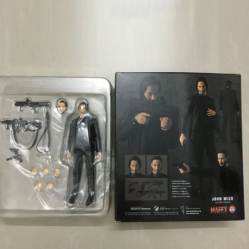 6 дюймов Новый Mafex 070 Джон фитиль экшн Коллекционная Фигурка модель игрушка в