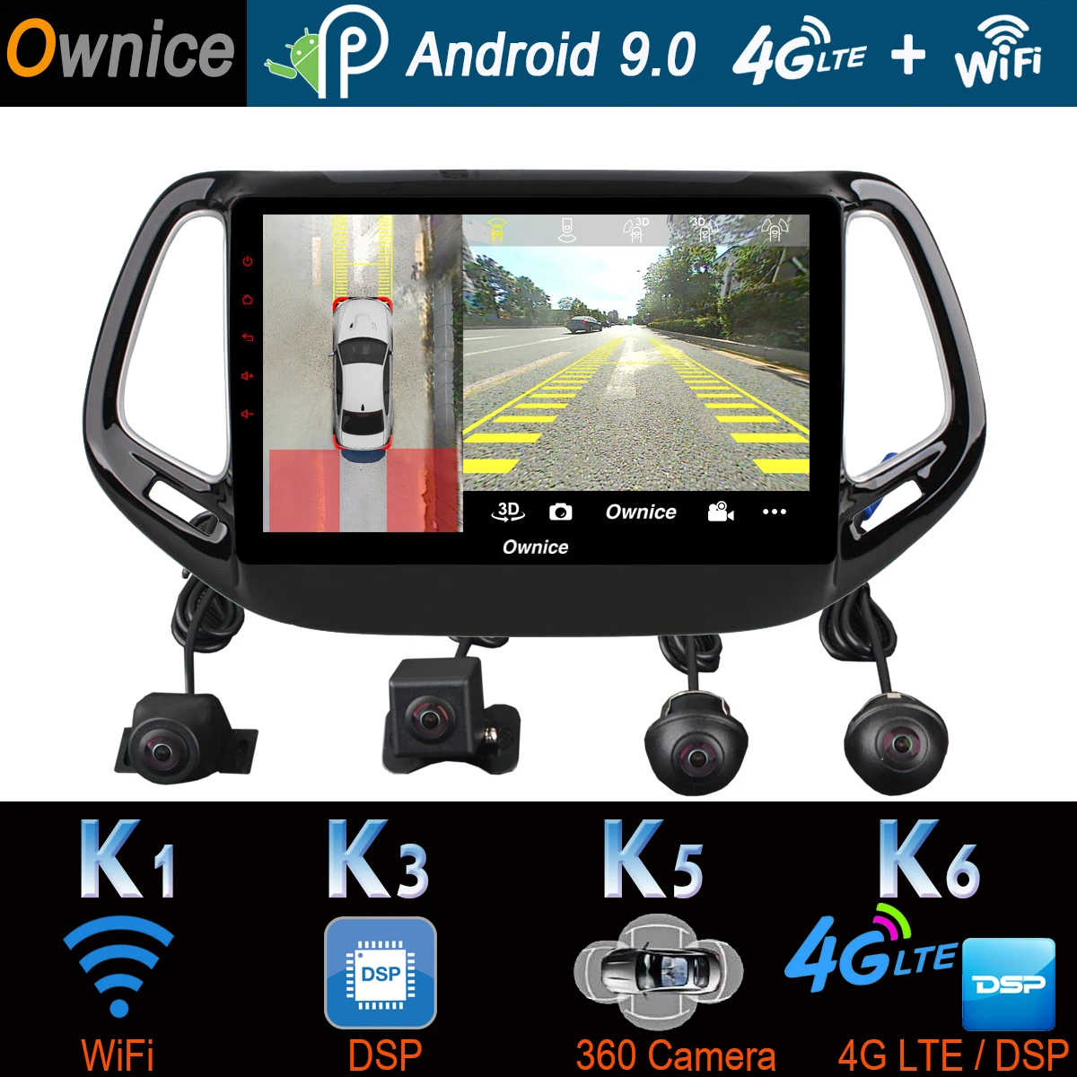 Flash Deal 360° Panoramic 4G+64G Android 9.0 Car Multimedia Player for Jeep Compass 2017 2018 2019 Car GPS Navigation Radio CarPlay SPDIF 1 Flash Deal 360° Panoramic 4G+64G Android 9.0 Car Multimedia Player for Jeep Compass 2017 2018 2019 Car GPS Navigation Radio CarPlay SPDIF 1