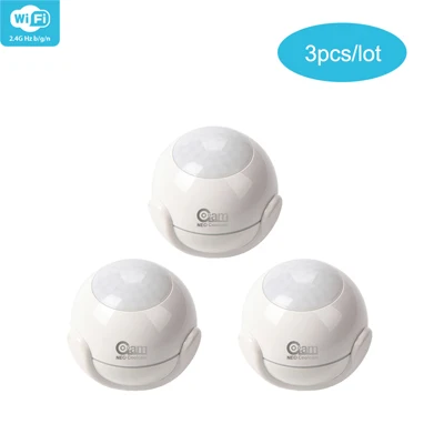 WIFI-PIR-3PCS NEO Coolcam Wifi датчик движения детектор сигнализации встроенный аккумулятор для автоматизации умного дома поддержка IFTTT - Цвет: WIFI-PIR-3PCS