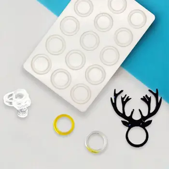 

All Sizes Ring Band Epoxy Resin Casting Mold Circle Pendant Rings Silicone Mold Jewelry Making Tools Art Crafts