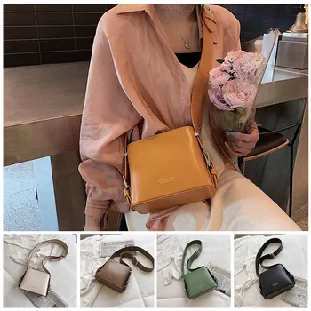 

New Design Women Shoulder Bag Large Capacity Chain Bucket Handbags Quality PU Leather Women'S Totes Shopping Bag