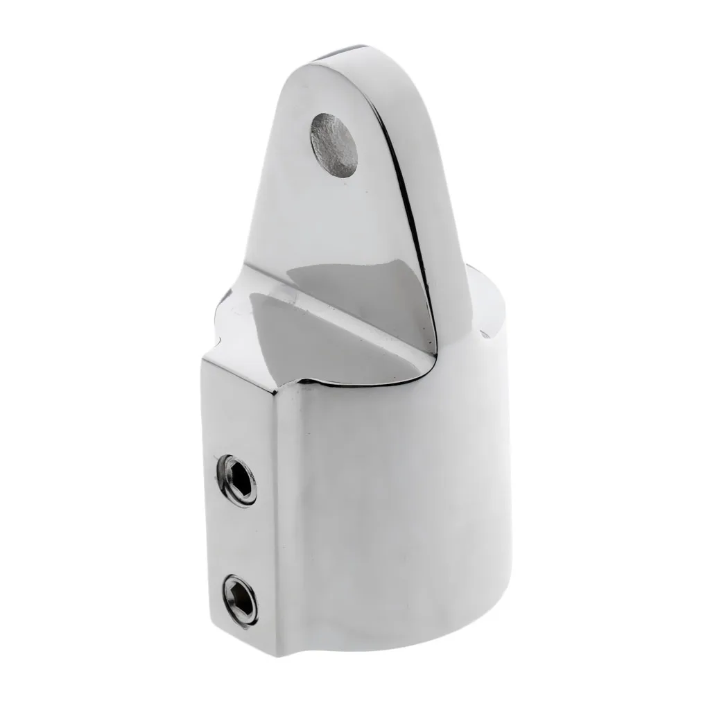 4 Pieces Eye End Cap Bimini Top Fitting Hardware 1'' Marine Stainless Steel