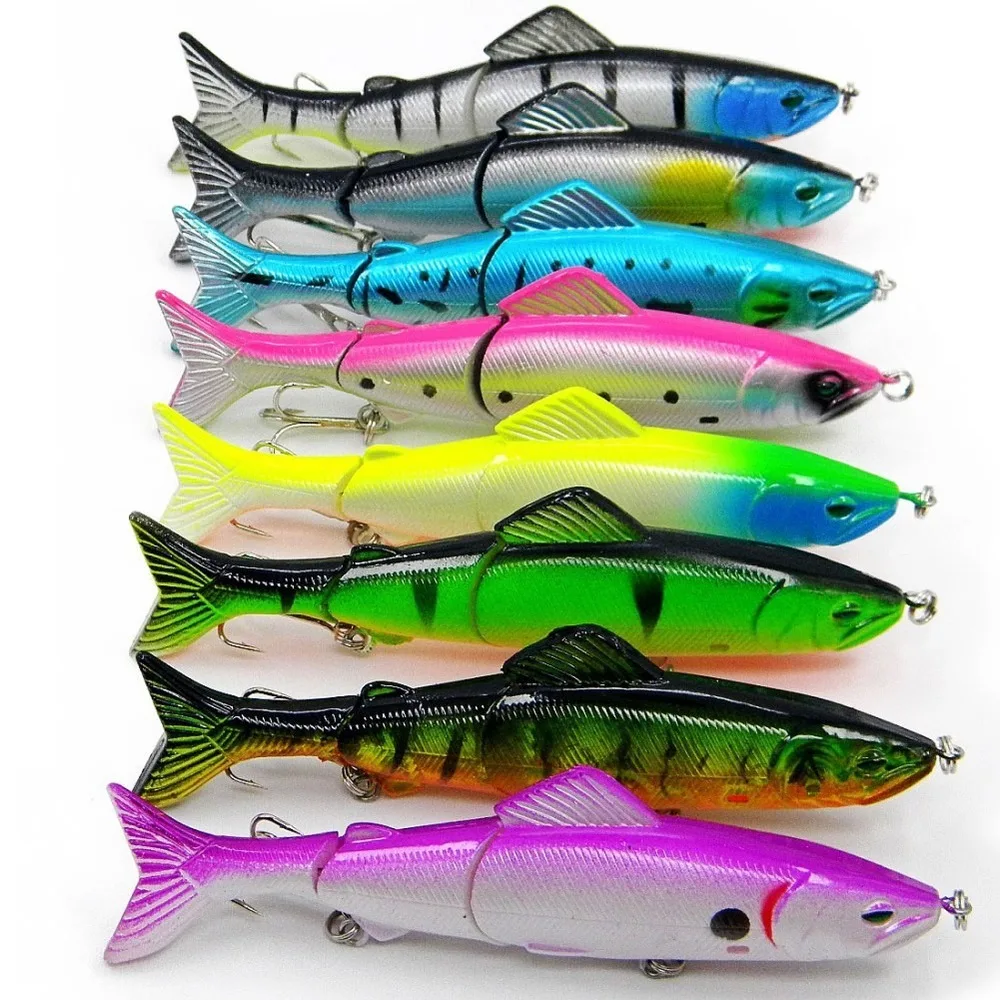 

Luya Multi-section Fish Bait 12.5cm Artificial Multi-section Fake Bait 17.7g Three Sections Bionic Fishing Lures