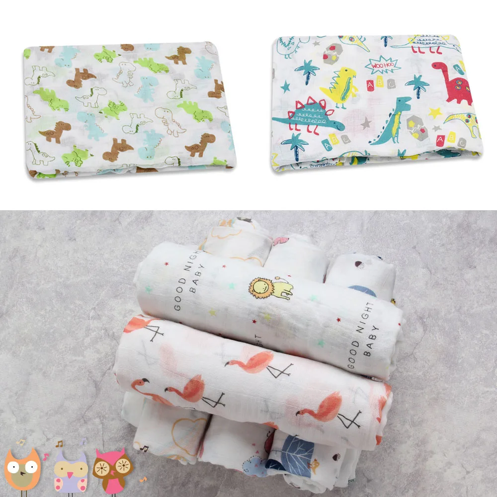 Muslin 100% Cotton Baby Blanket Swaddles Soft Newborn Blankets Bath Gauze Infant Wrap Sleepsack Stroller Cover Play Mat | Мать и ребенок