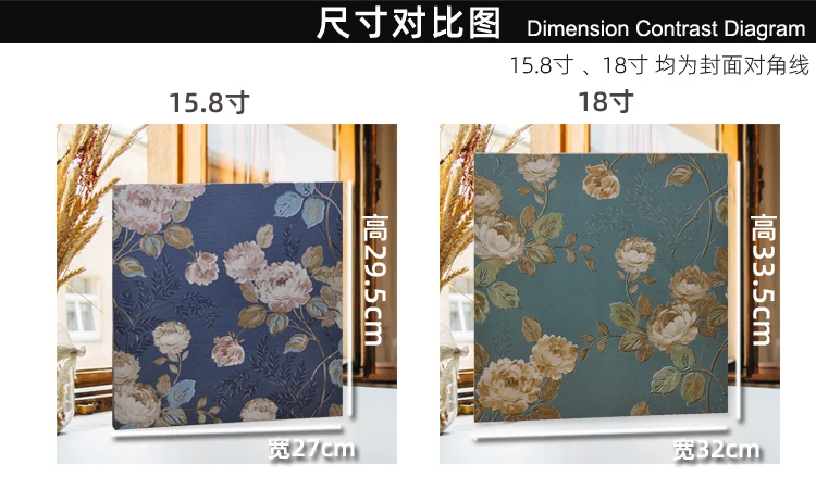 Горячая Распродажа DIY Ручная самонаклеивающаяся пленка, альбом большой емкости, семейная пара, 18 дюймов, записывающая память, скрапбук, сувенирный альбом