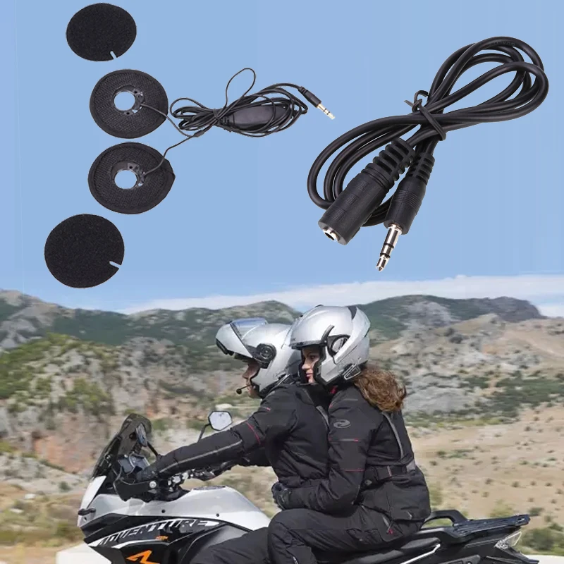 Шлем аксессуары для мотоциклов гарнитура Bluetooth стерео Bluetooth домофон MP3 мотоцикл