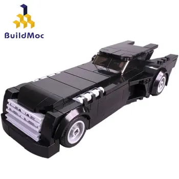 

MOC New Mini Super Hero 1989 Batmobile Limited Edition Technic Building Blocks Kit Bricks Movie Model Children gift