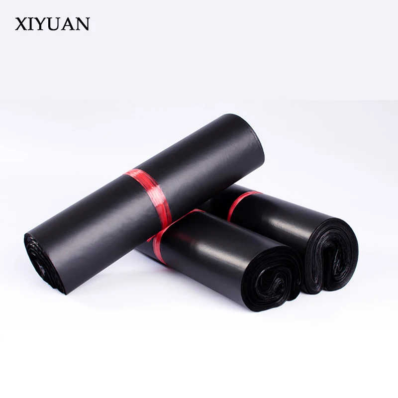 

100Pcs/Lot Packaging Envelopes Plastic Self-seal Adhesive Shipping Mailers Envelope Bags Black Courier Envelope