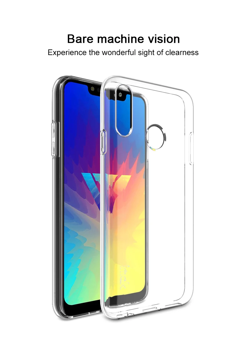 Для LG W10 Crystal Case IMAK UX-5 прозрачная задняя крышка 360 Защита для LG W10 чехол LG W 10 10W чехол LM-X130IM противоударный чехол