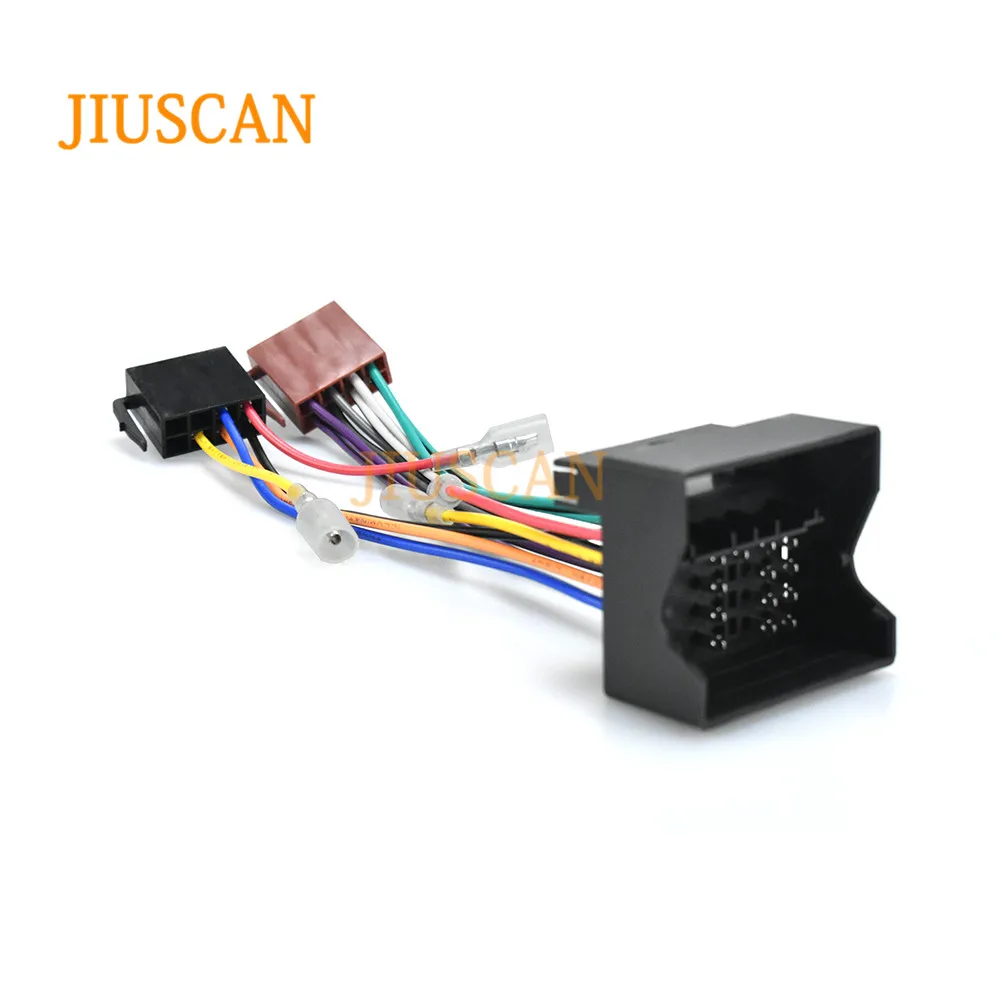 JIUSCAN "12-023 ISO радио для FORD 2003+(выберите модели) Проводка F-жгут провода кабель штекер Адаптер стерео"