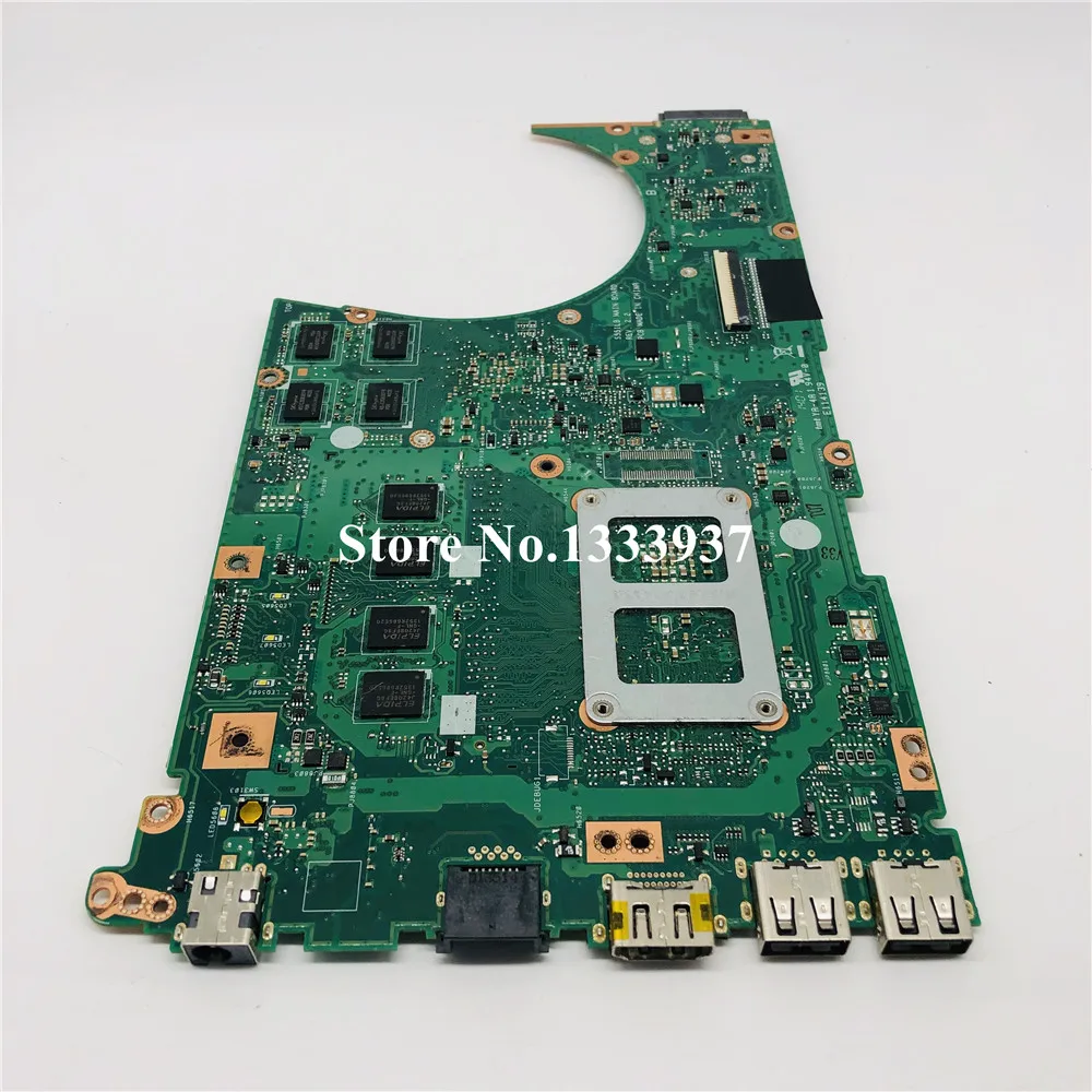 Greatest  For ASUS K551L K551LB K551LN S551L S551LB R553L S551LN Laptop Motherboard S551LB Mainboard i7-4500U