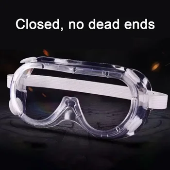 

Adjustable Work Safety Goggles Dust-proof Fog-proof Splash-proof Protective Glasses Safety Windproof Labor Protection Glasses