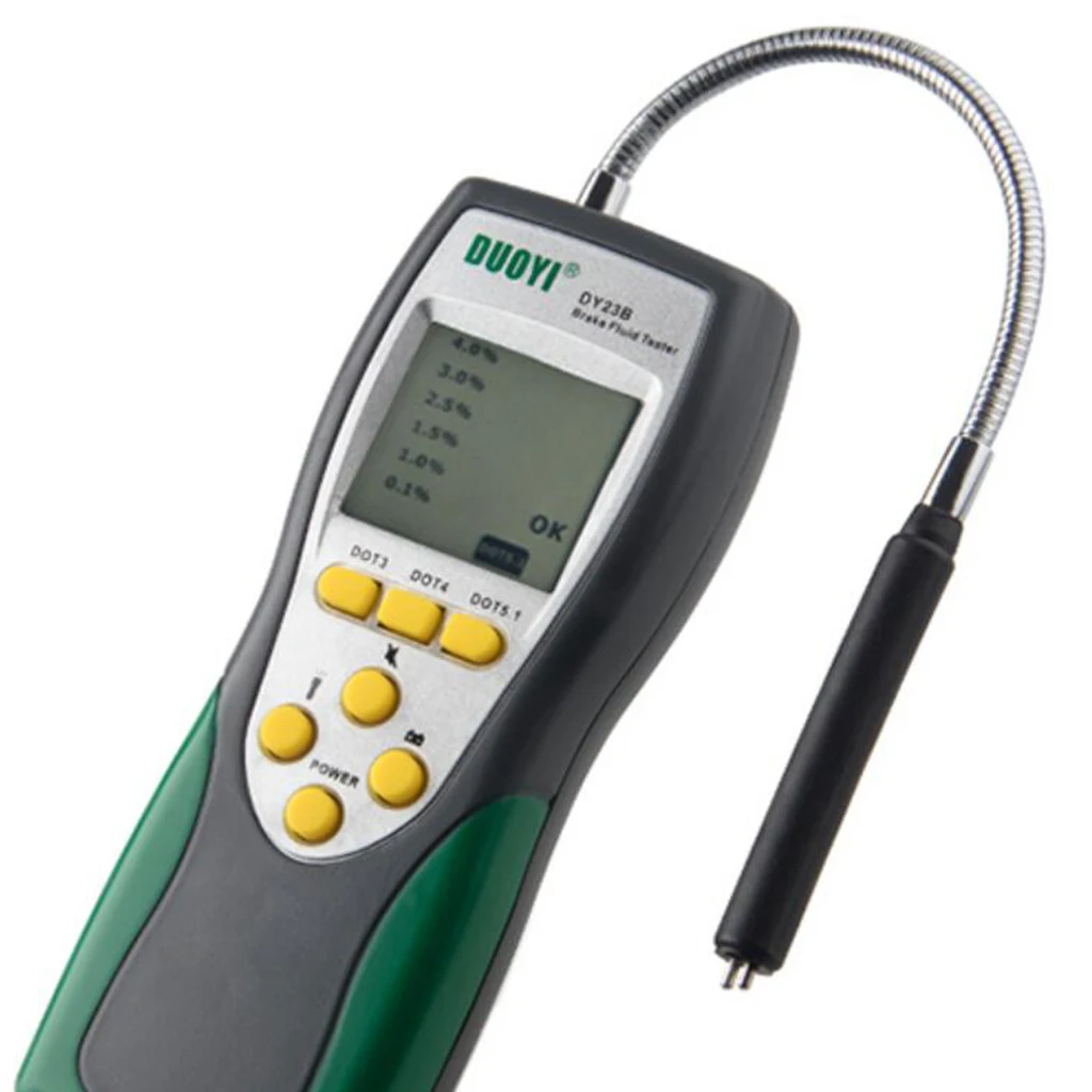 Automotive Brake Fluid Tester Oil Moisture Water Detection 2.2in LCD Vehicle