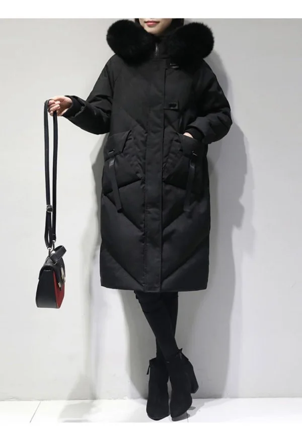 Женская зимняя куртка размера плюс 5XL 6XL, пуховое хлопковое пальто с капюшоном, парки с меховым воротником, толстые теплые зимние пальто, длинные женские куртки 1208