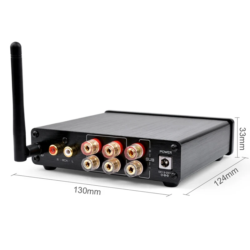 

Tpa3116 Subwoofer Bluetooth Amplifier Hifi Tpa3116D2 2.1 Channel Digital Audio Amplifiers 50W x 2+100W Dc12-24V