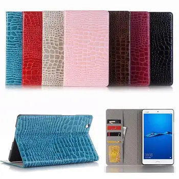 

Original Shockproof Case For Huawei MediaPad M3 8.4 inch Grid Flip Case With Stand Function Full Protect Tablet Funda Cover