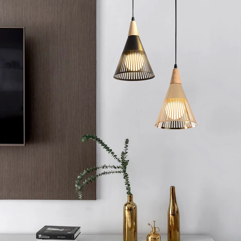 Скандинавский светодиодный подвесной светильник, современная простота, индивидуальная Подвесная лампа с тремя головками, кухонный ресторанный светильник, светильники