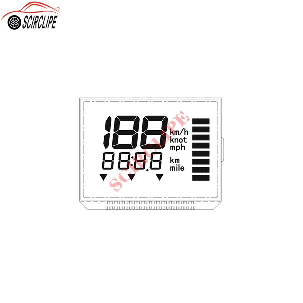 LCD Display for Yamaha Digital Multifunction Speedometer Gauge Unit 6Y5-83570-A0-00 lcd display navigation touch screen
