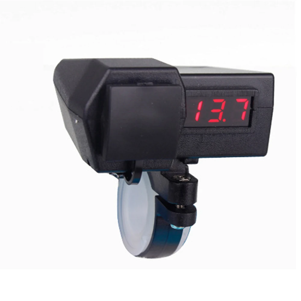 PP 4-в-1 2-24 V) Многофункциональная мотоцикл зарядных порта USB для автомобиля Зарядное устройство 30x28x62 мм с наружной резьбой