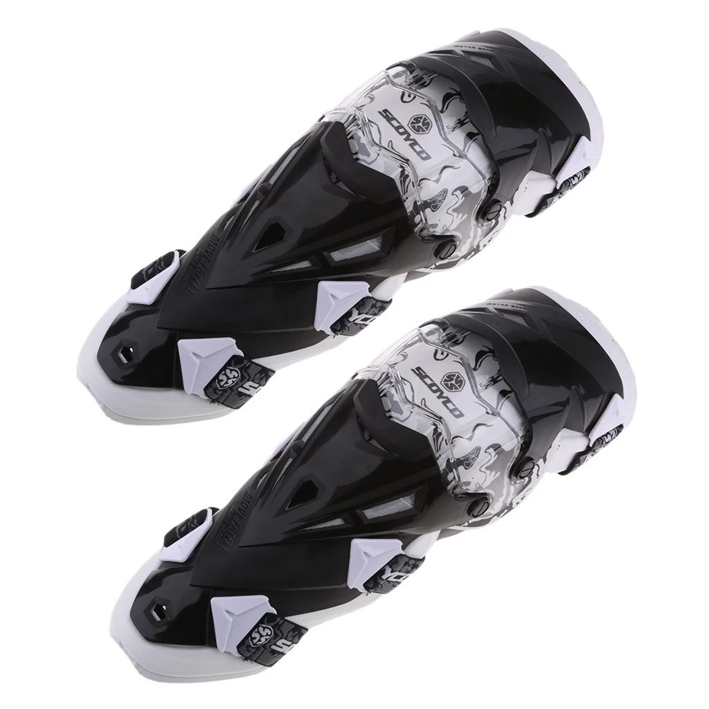 Windproof Knee Shin Armor Protective Guard for Motorcycle Motocross Green