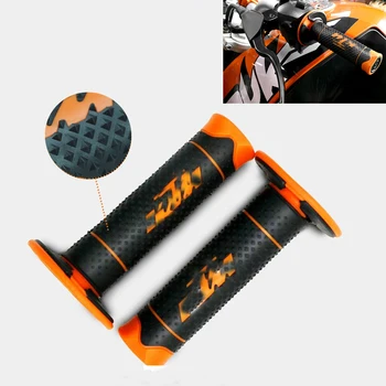 

Knight 7/8" 22mm Motorcycle Rubber Hand Grips Handle Gel for KTM Duke 125 200 250 390 EXC EXCF SX SXF XC XCF XCW 2004- 2017 2018