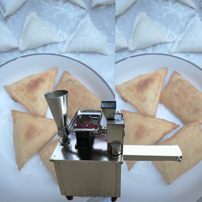 

110v 220v automatic dumpling gyoza making machine fried samosa empanada machine