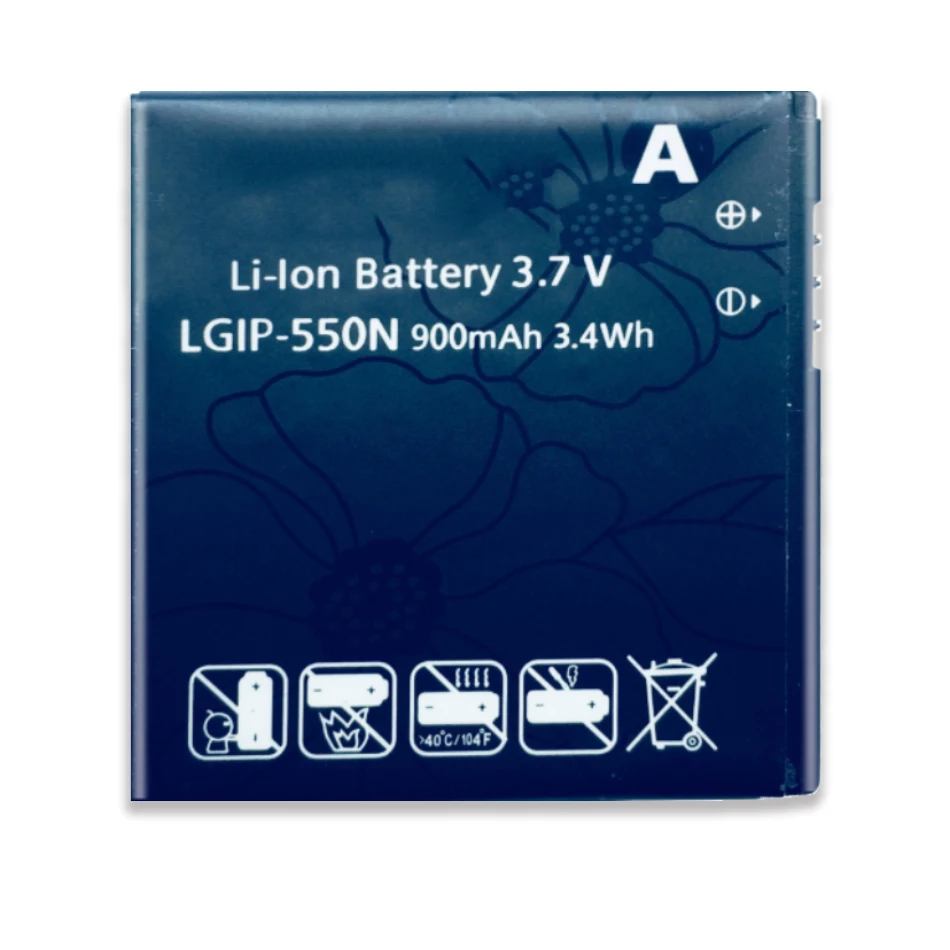 LGIP-550N Батарея для LG KV700 S310 GD510 GD880 мини 900 мАч