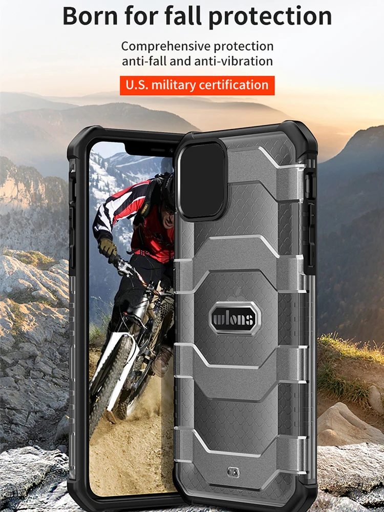 Military Rugged Armor Case for Apple iPhone 12 11 Pro Xs Max Mini Xr X SE 2021 7 8 Plus Drop-tested Protection Back Cover | Мобильные