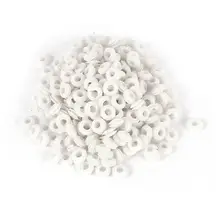 300 шт белые резиновые втулки для проводки кольцо кабель протектор 6 мм x 12 мм