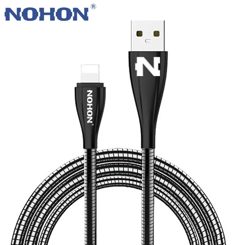 Зарядный кабель NOHON 8Pin USB для iPhone 8 7 6 6S Plus 5 iPad Air iPod Nano мобильный телефон быстрая