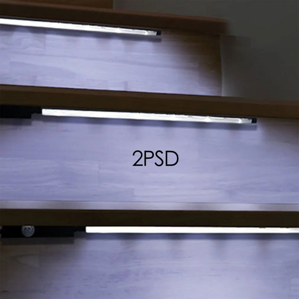 

Motion Sensor Activated Accent Lighting LED Strips Battery Operated Light Bars For Cabinets Stairs Doorways