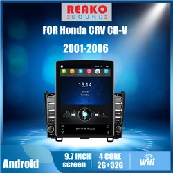 Autorradio con GPS para coche, reproductor Multimedia con pantalla Tesla de 2006 pulgadas, Android, estéreo, para Honda CRV CR V 2011 9,7