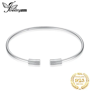 

JPalace Crown Minimalist bracelet 925 Sterling Silver Bangles Bracelet Bracelets For Women Silver 925 Jewelry Making Organizer