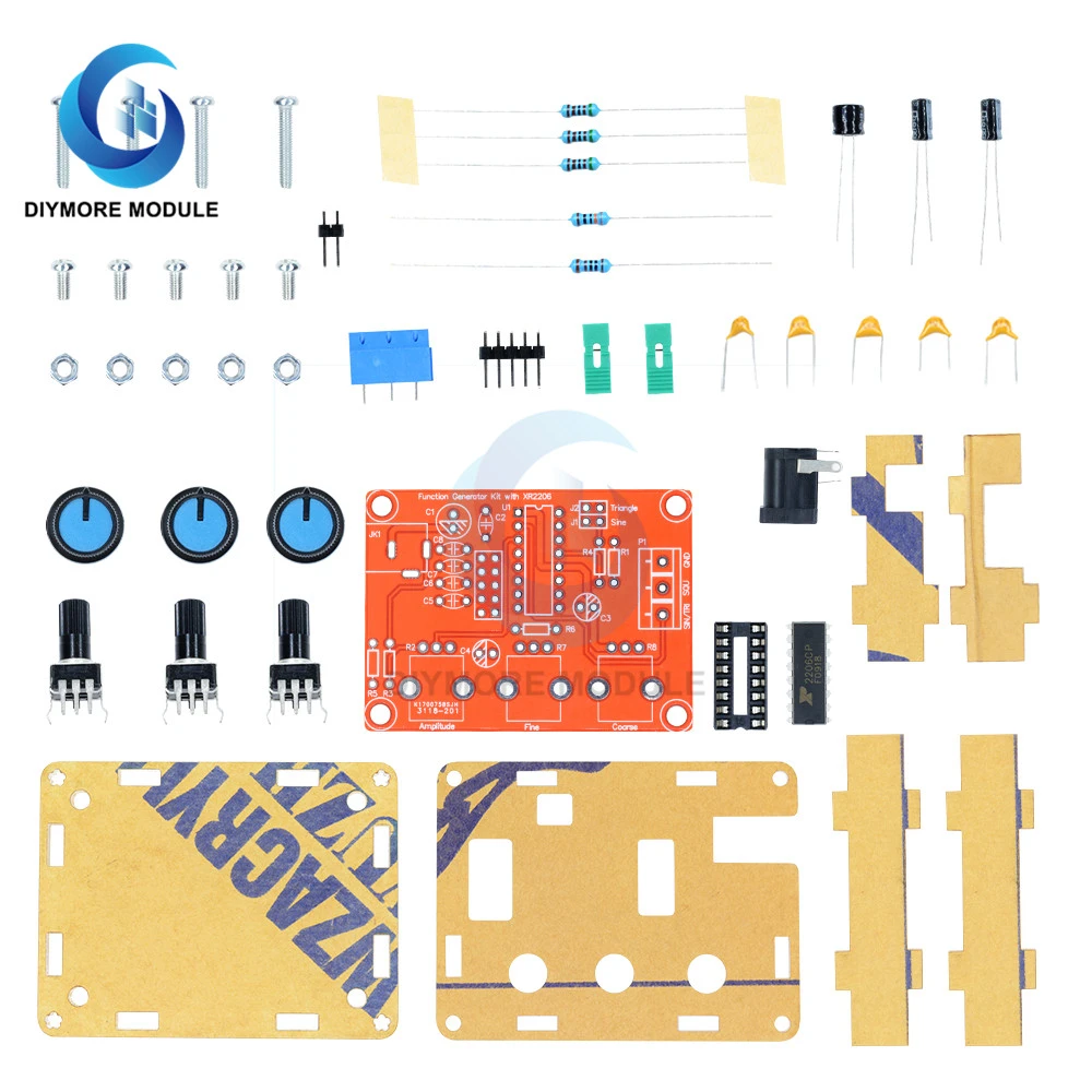 XR2206 Function Signal Generator DIY Kit Set Sine Triangle Square