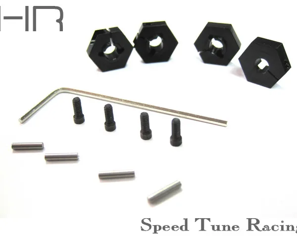 Mozzo Esagonale In Alluminio Hot Racing 12Mm Per Losi 1:14 Mini 8Ight