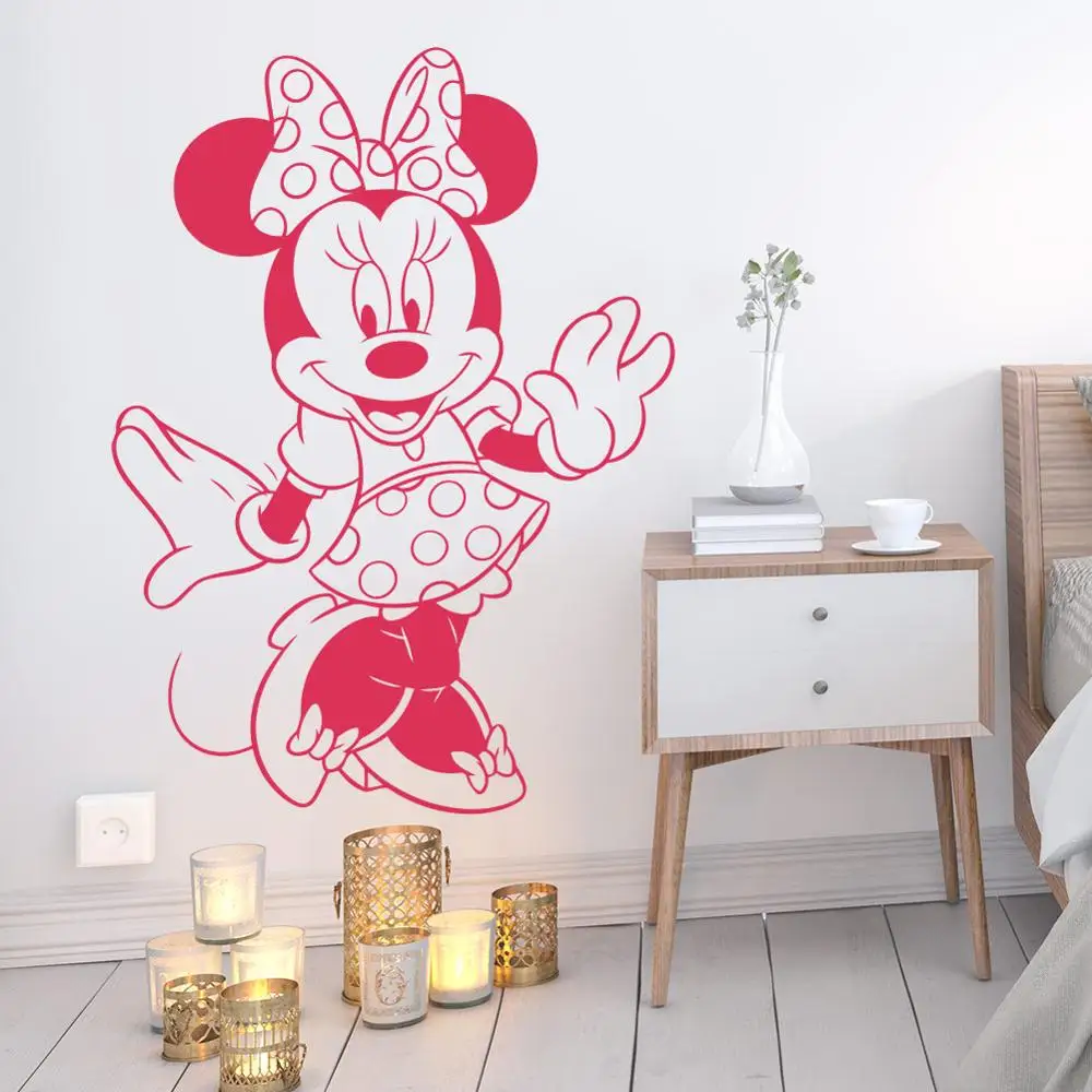 DISNEY MINNIE MOUSE LOT OF  STICKER WALL DECAL CHARACTERS 