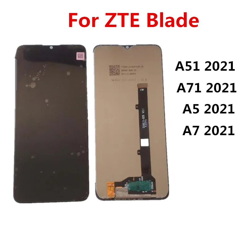 Оригинальный ЖК-дисплей для ZTE Blade A51 A71 A5 A7 2021 внутренний экран сменный дисплей с