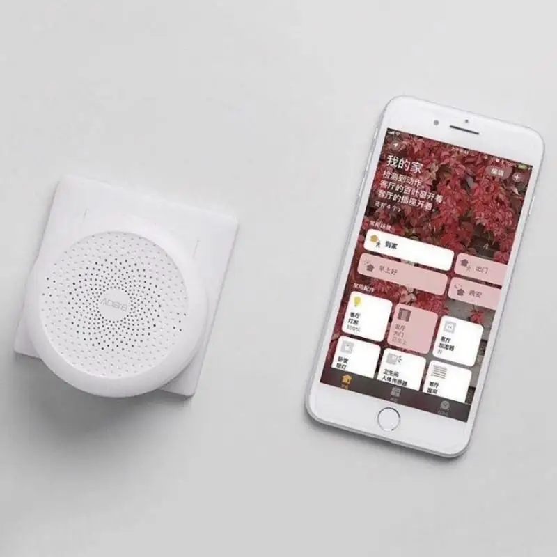 Aqara хаб шлюз с RGB светодиодный ночной Светильник Smart Work для Apple Homekit Mijia APP International Edition US KU EU Plug