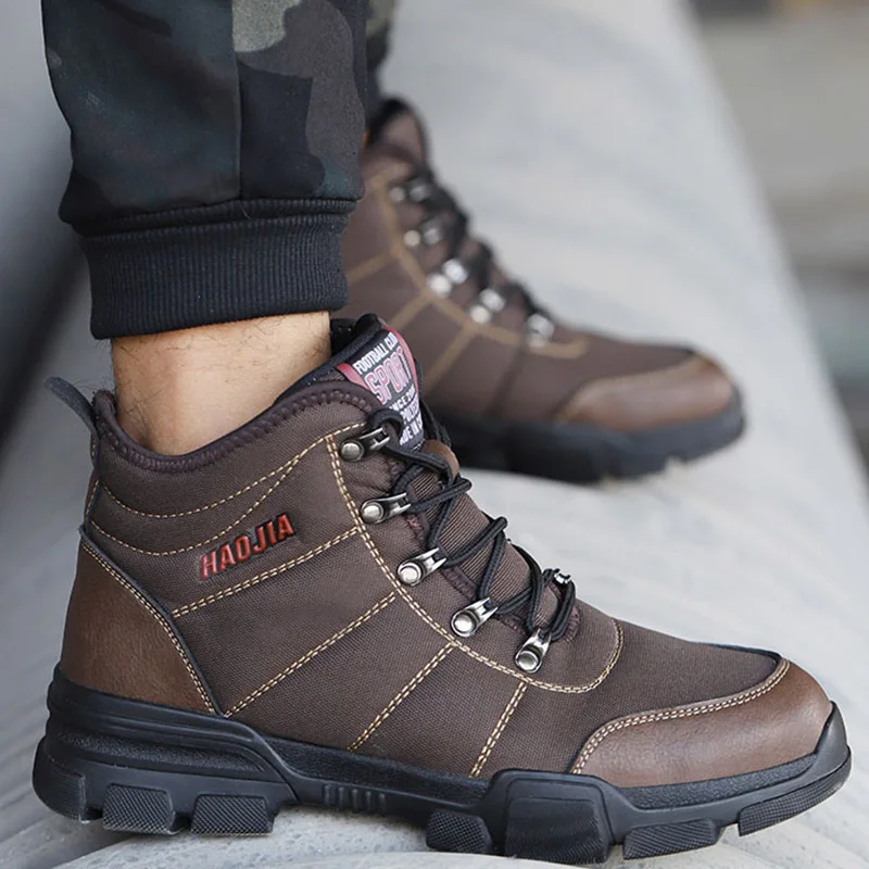 MWSC/Рабочая защитная обувь для мужчин; строительные ботильоны; Мужская защитная обувь со стальным носком; мужские ботинки с защитой от разбивания